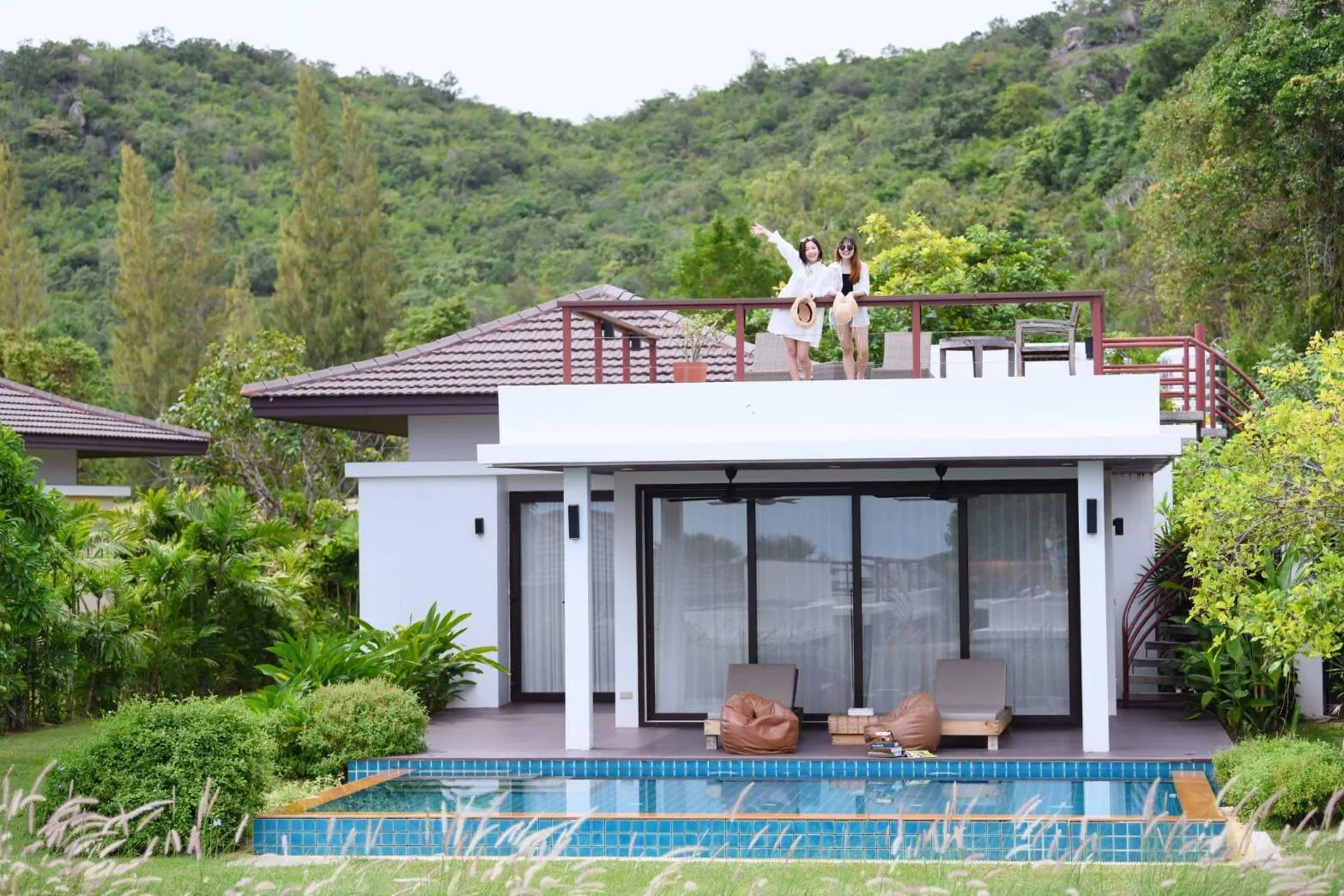 Private pool villa Hua Hin sea-view resort - Poolvilla huahin